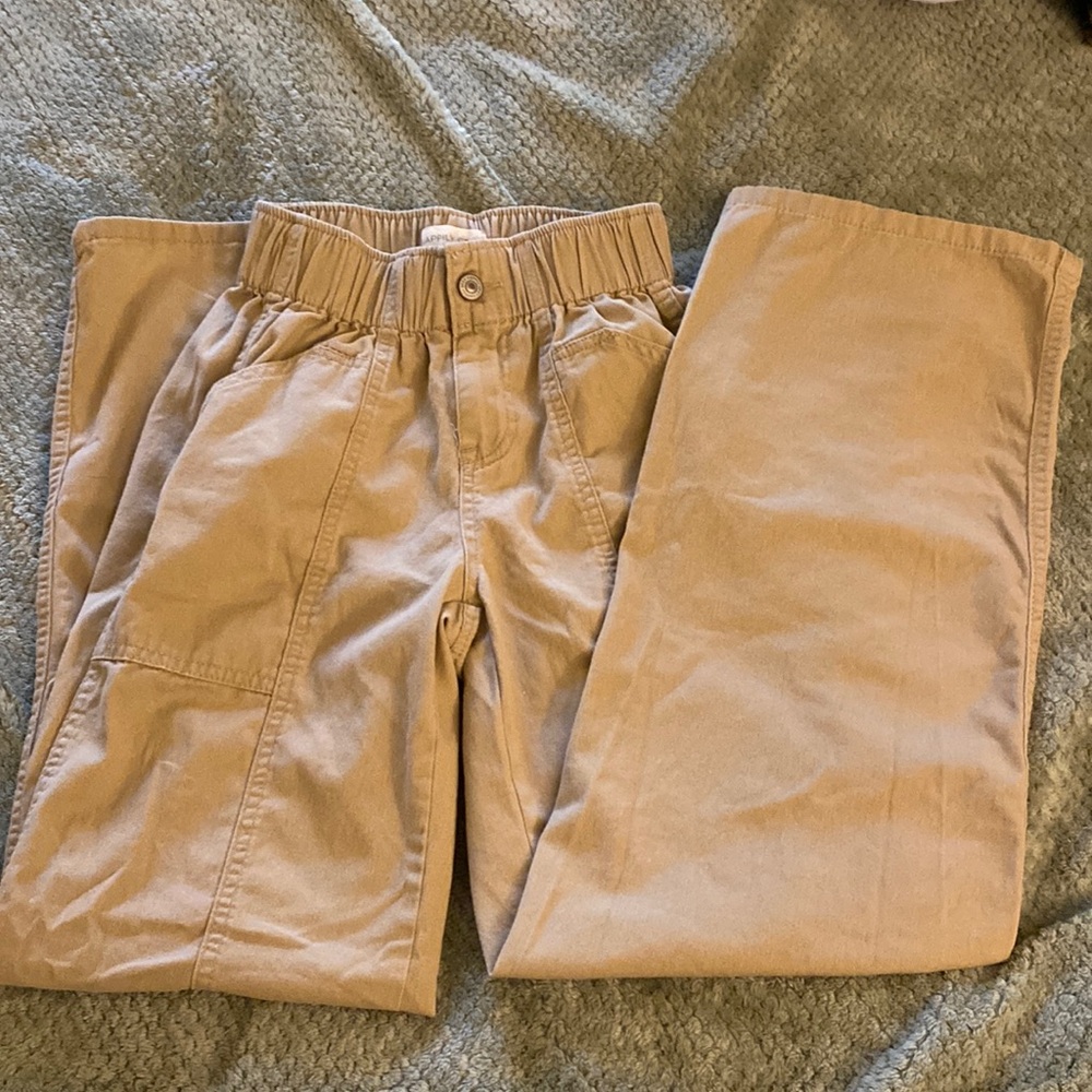Women’s Happily Grey Size US XS Tan Wide-Leg Cargo Pants